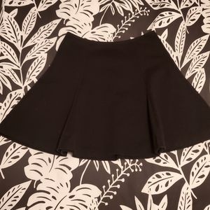 Black Gap Flared Mini Skirt Size Small